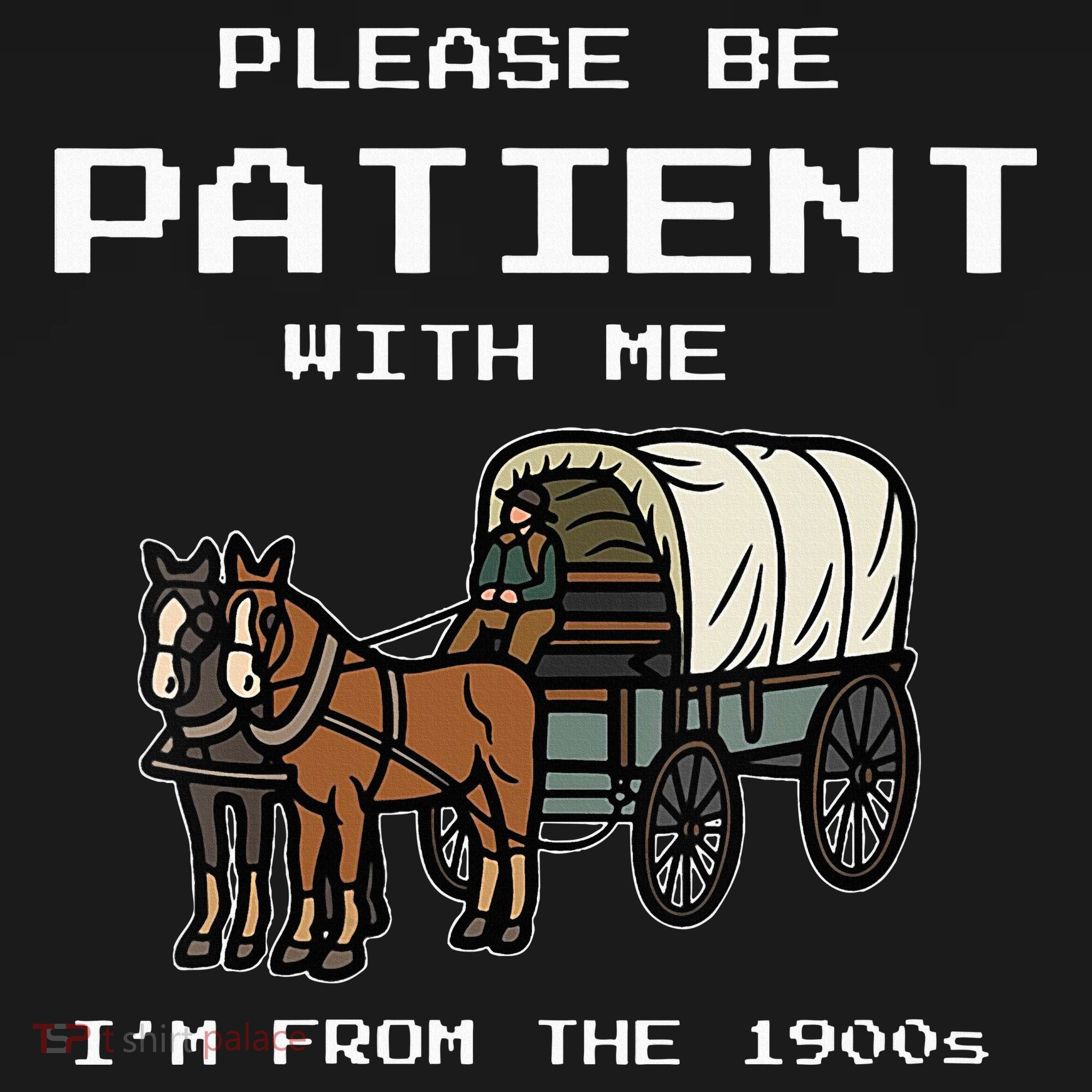 Please Be Patient With Me I'm From The 1900s Doggie Tank