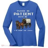 Please Be Patient With Me I'm From The 1900s Women's Long Sleeve Shirt thumb 0
