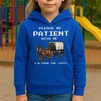 Please Be Patient With Me I'm From The 1900s Kids Hoodie thumb 3
