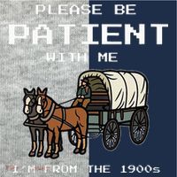 Please Be Patient With Me I'm From The 1900s Kids Colorblock Raglan Jersey thumb 2
