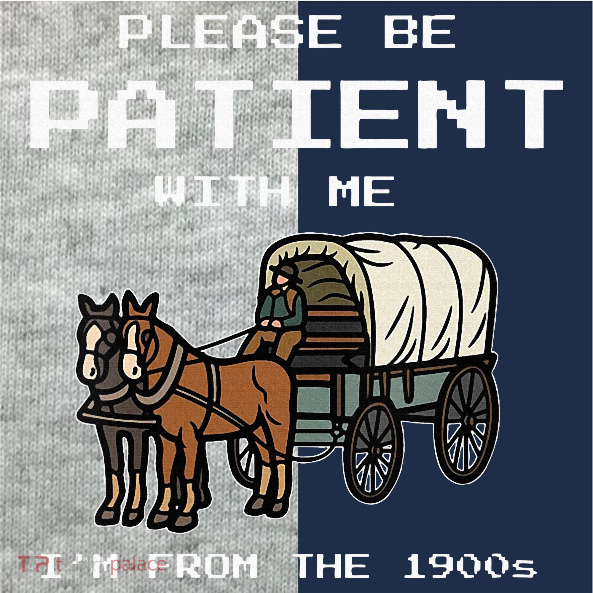 Please Be Patient With Me I'm From The 1900s Kids Colorblock Raglan Jersey