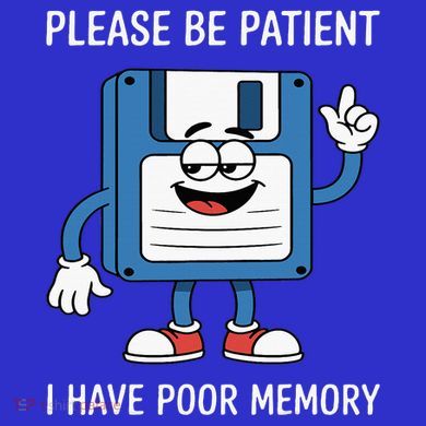 Please Be Patient Poor Memory Kids Tie-Dye T-Shirt