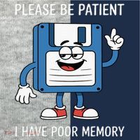 Please Be Patient Poor Memory Kids Colorblock Raglan Jersey thumb 2