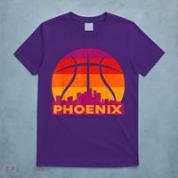 Phoenix Basketball, Phoenix Basketball BBall City Arizona State Retro Vintage T-Shirt thumb 5