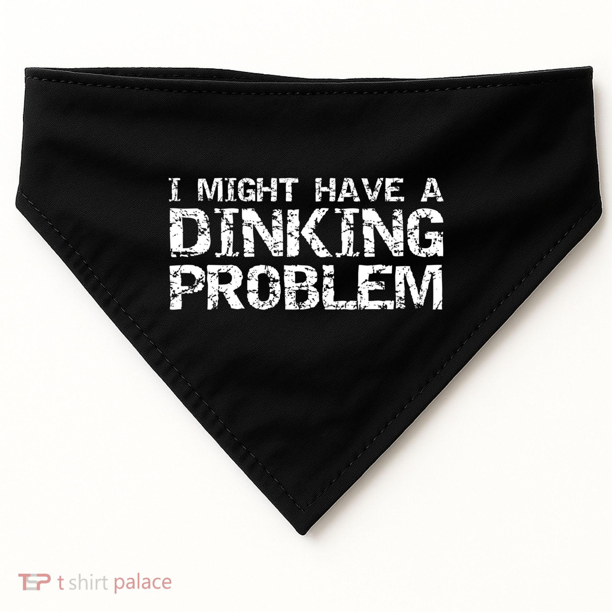 Pickle Ball Pun Ing Joke I Might Have A Dinking Problem Gift USA-Made Doggie Bandana