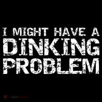Pickle Ball Pun Ing Joke I Might Have A Dinking Problem Gift USA-Made Doggie Bandana thumb 2