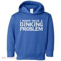 Pickle Ball Pun Ing Joke I Might Have A Dinking Problem Gift Toddler Hoodie thumb 0