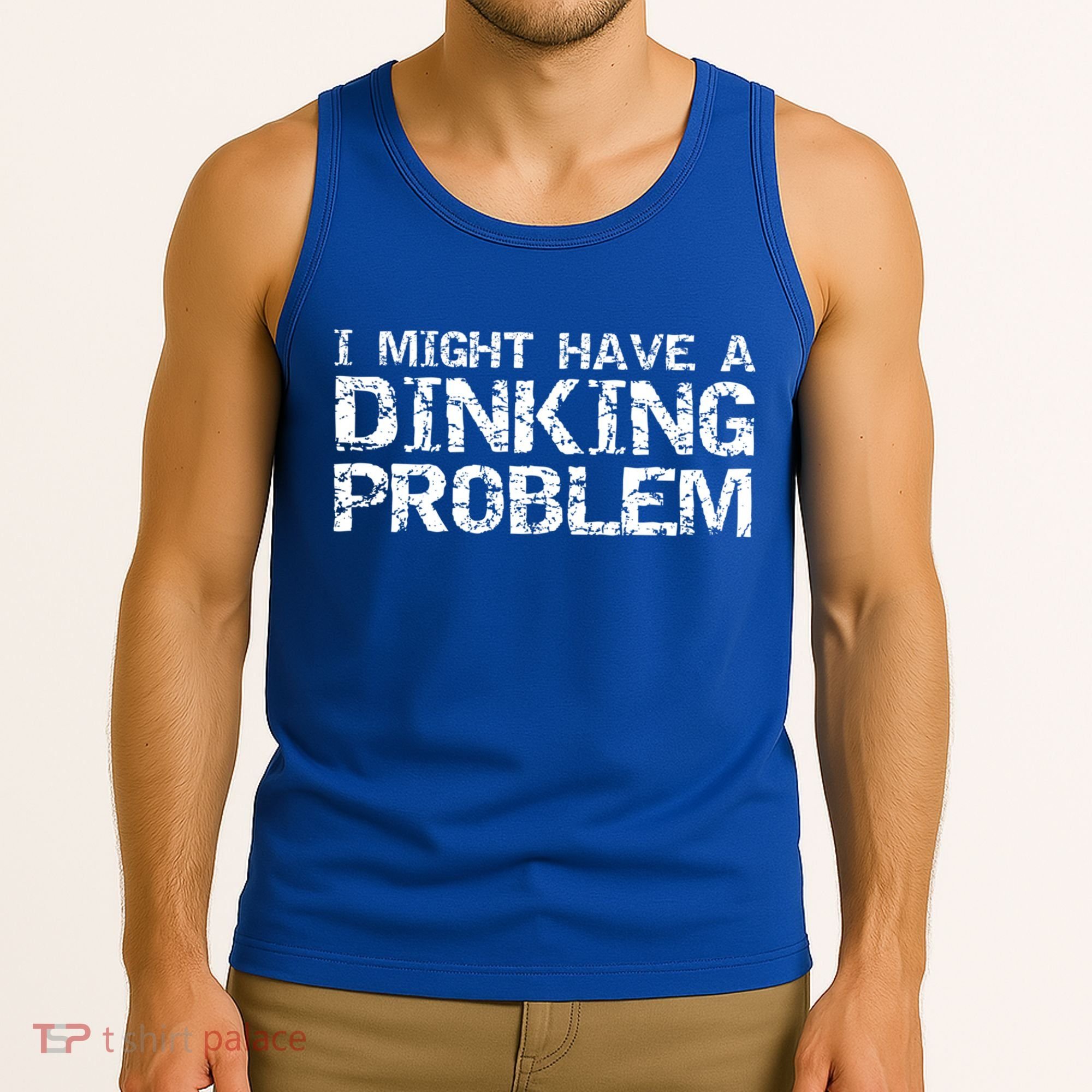 Pickle Ball Pun Ing Joke I Might Have A Dinking Problem Gift Tank Top