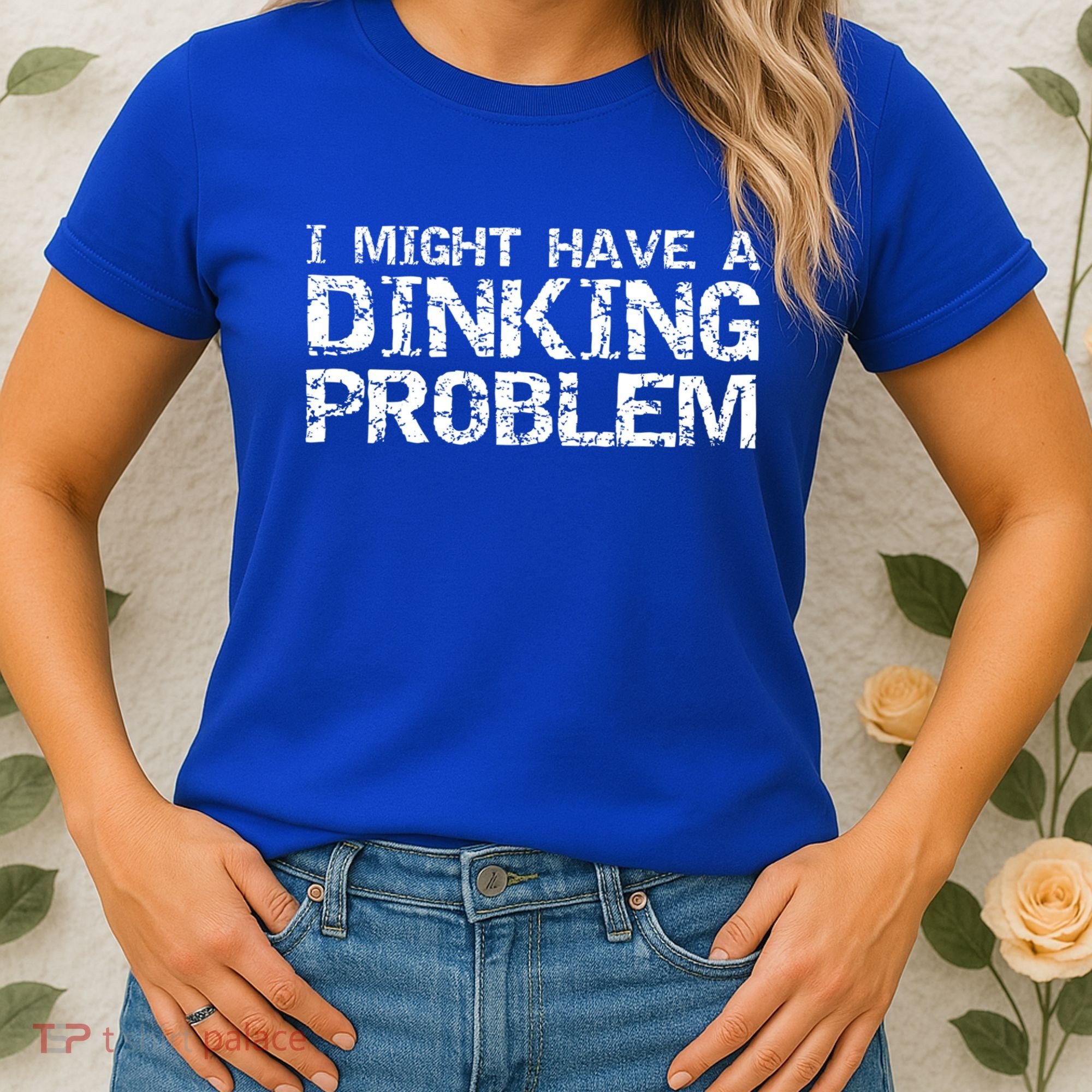 Pickle Ball Pun Ing Joke I Might Have A Dinking Problem Gift Women's T-Shirt