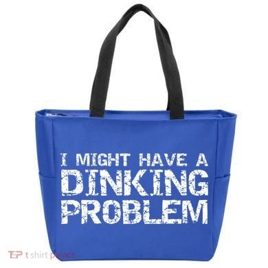 Pickle Ball Pun Ing Joke I Might Have A Dinking Problem Gift Tote Bag