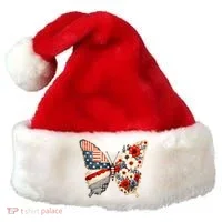 Patriotic Butterfly Santa Hat thumb 0