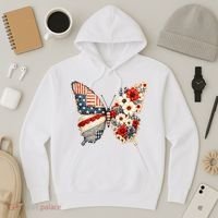 Patriotic Butterfly Hoodie thumb 3