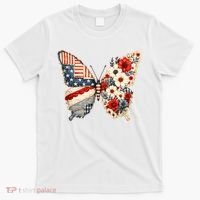 Patriotic Butterfly T-Shirt thumb 0
