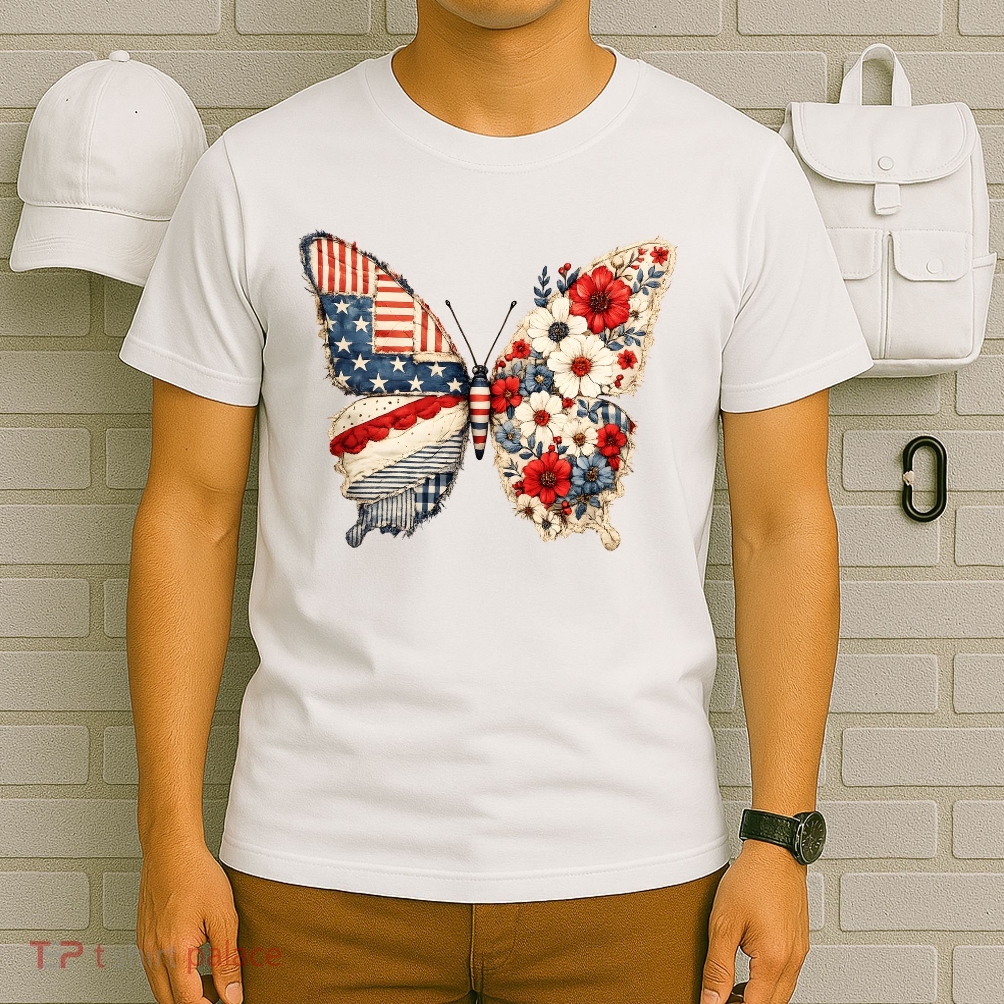 Patriotic Butterfly T-Shirt