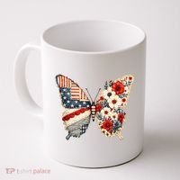 Patriotic Butterfly Coffee Mug thumb 0
