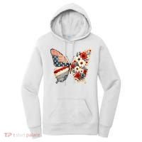 Patriotic Butterfly Women's Hoodie thumb 0