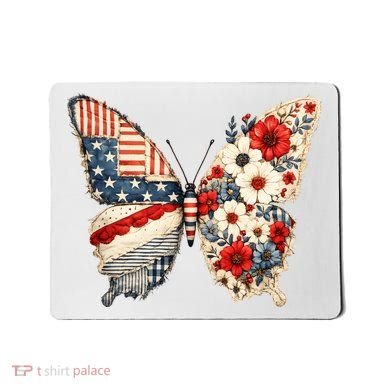 Patriotic Butterfly Mousepad