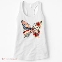 Patriotic Butterfly Women's Tank Top thumb 0