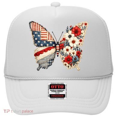 Patriotic Butterfly Hat