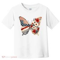 Patriotic Butterfly Toddler T-Shirt thumb 0