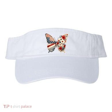 Patriotic Butterfly Visor