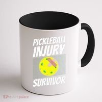 Pickleball BandAid Pickleball Injury Survivor Coffee Mug thumb 1