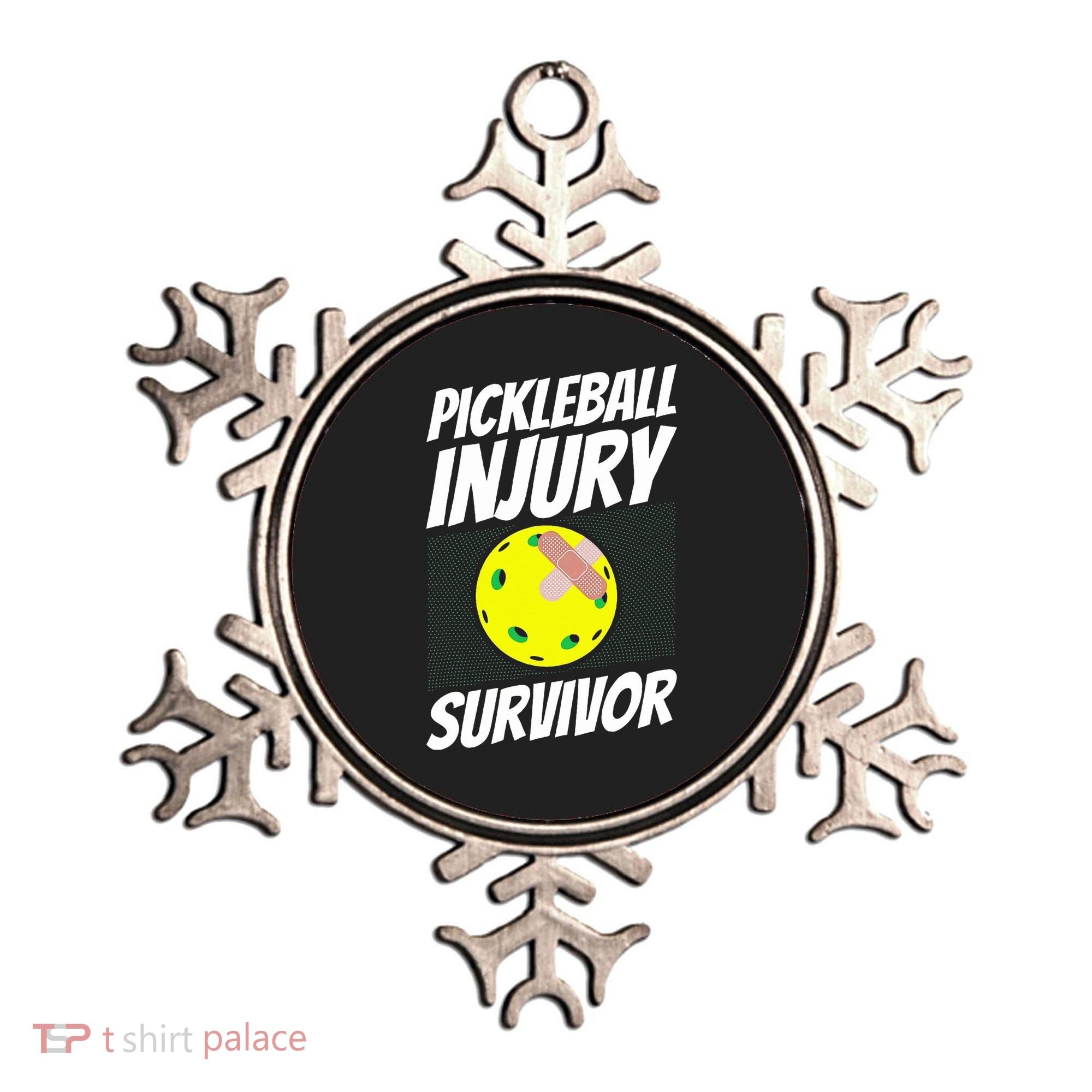 Pickleball BandAid Pickleball Injury Survivor Ornament