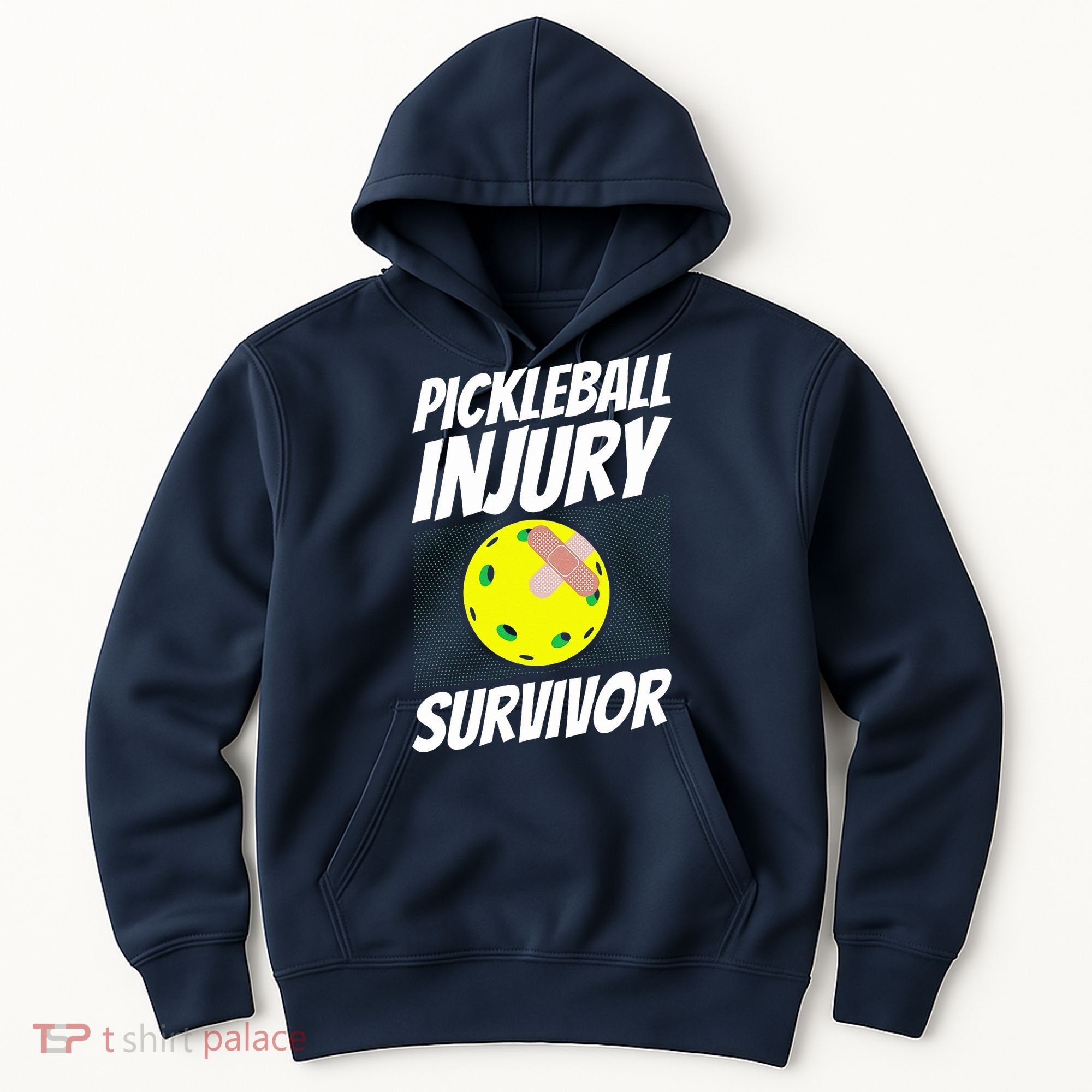 Pickleball BandAid Pickleball Injury Survivor Hoodie
