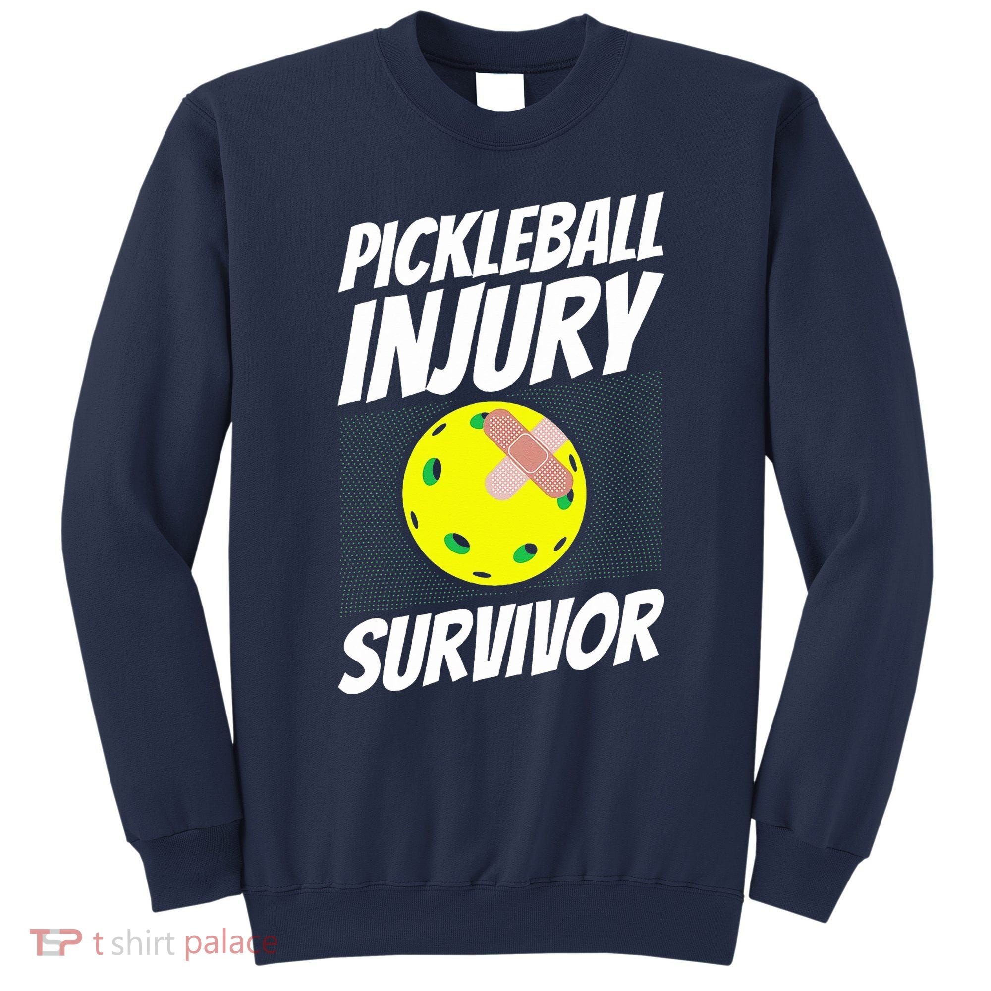 Pickleball BandAid Pickleball Injury Survivor Sweatshirt