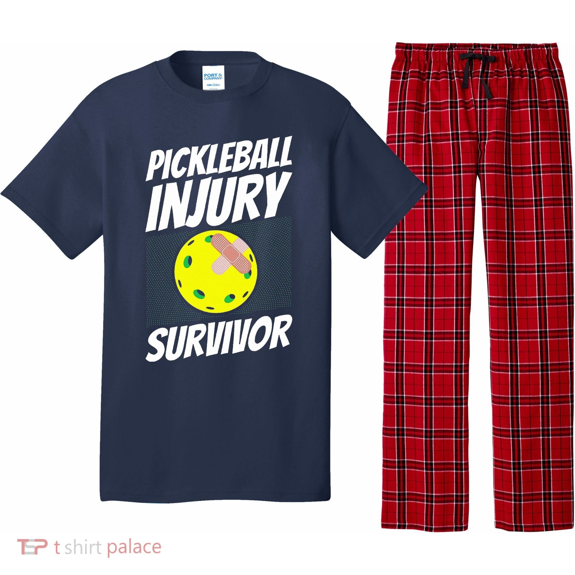 Pickleball BandAid Pickleball Injury Survivor Pajama Set