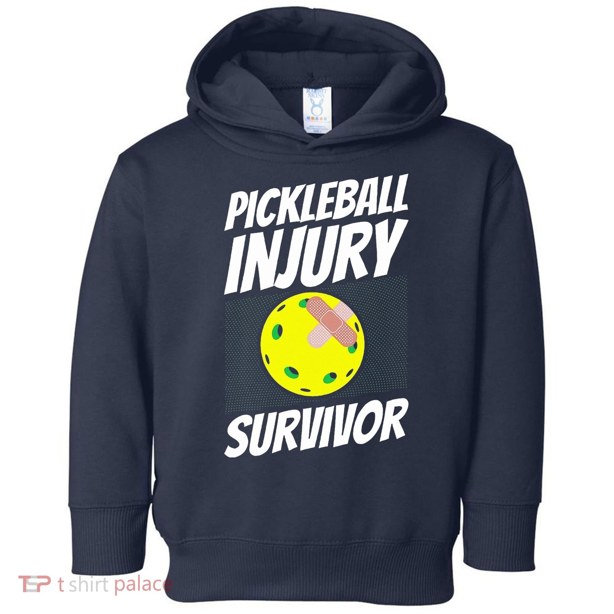Pickleball BandAid Pickleball Injury Survivor Toddler Hoodie