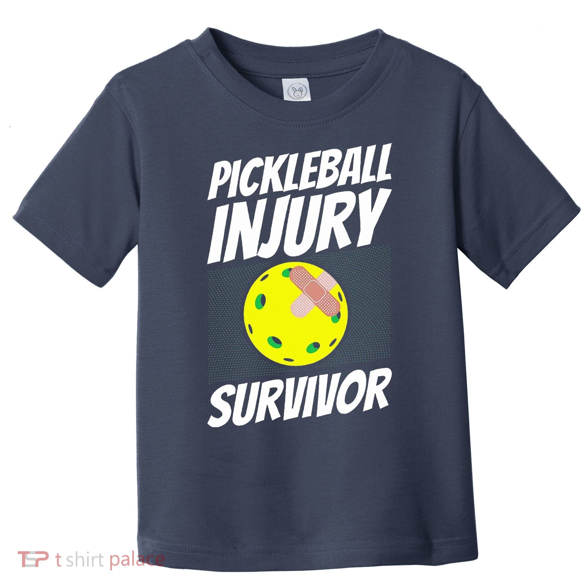 Pickleball BandAid Pickleball Injury Survivor Toddler T-Shirt