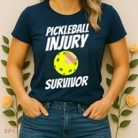 Pickleball BandAid Pickleball Injury Survivor Women's T-Shirt thumb 2