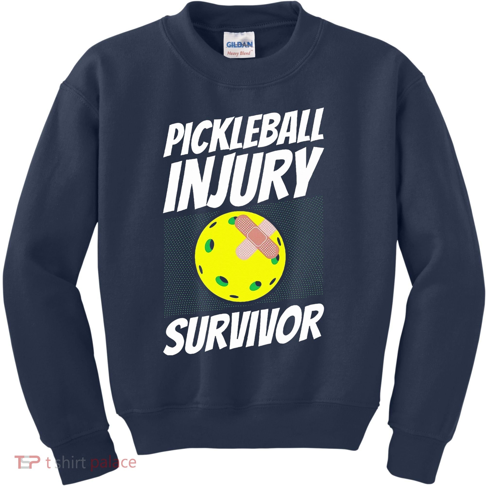 Pickleball BandAid Pickleball Injury Survivor Kids Sweatshirt