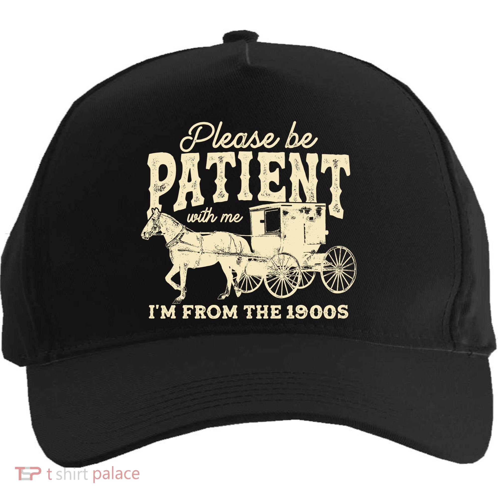 Please Be Patient With Me Im From The 1900s Five-Panel Snapback Cap