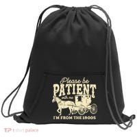 Please Be Patient With Me Im From The 1900s Sweatshirt Cinch Pack Bag thumb 0