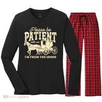 Please Be Patient With Me Im From The 1900s Women's Long Sleeve Flannel Pajama Set  thumb 0
