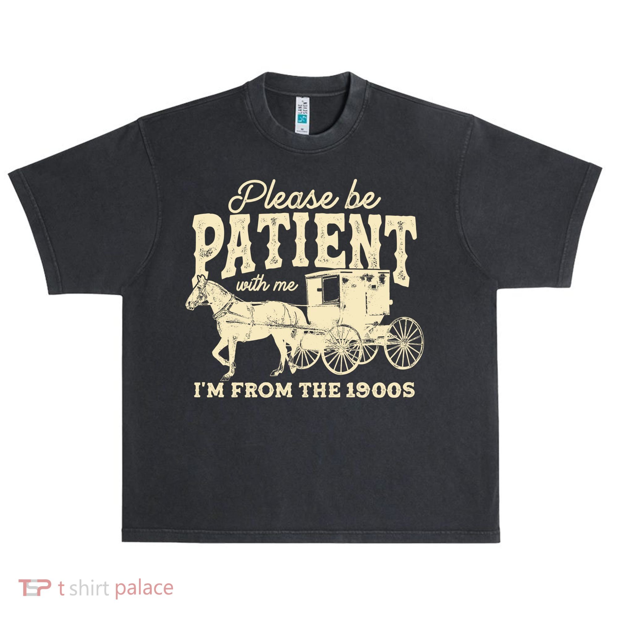 Please Be Patient With Me Im From The 1900s Urban Oversized Heavyweight T-Shirt
