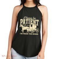 Please Be Patient With Me Im From The 1900s Women's Perfect Tri Rocker Tank thumb 2