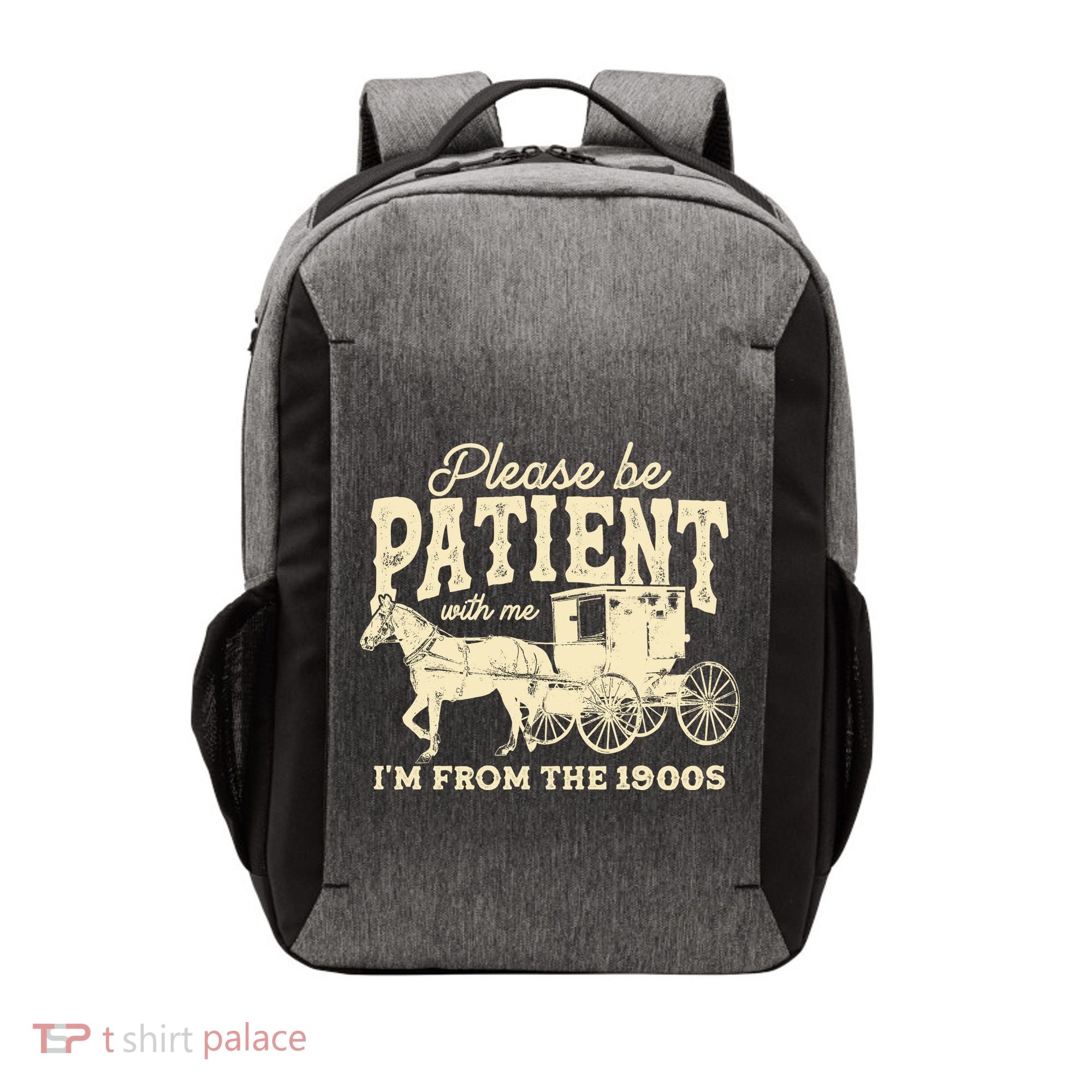 Please Be Patient With Me Im From The 1900s Vector Backpack
