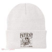 Please Be Patient I'm From The 1900s Funny Boomer  Beanie thumb 0