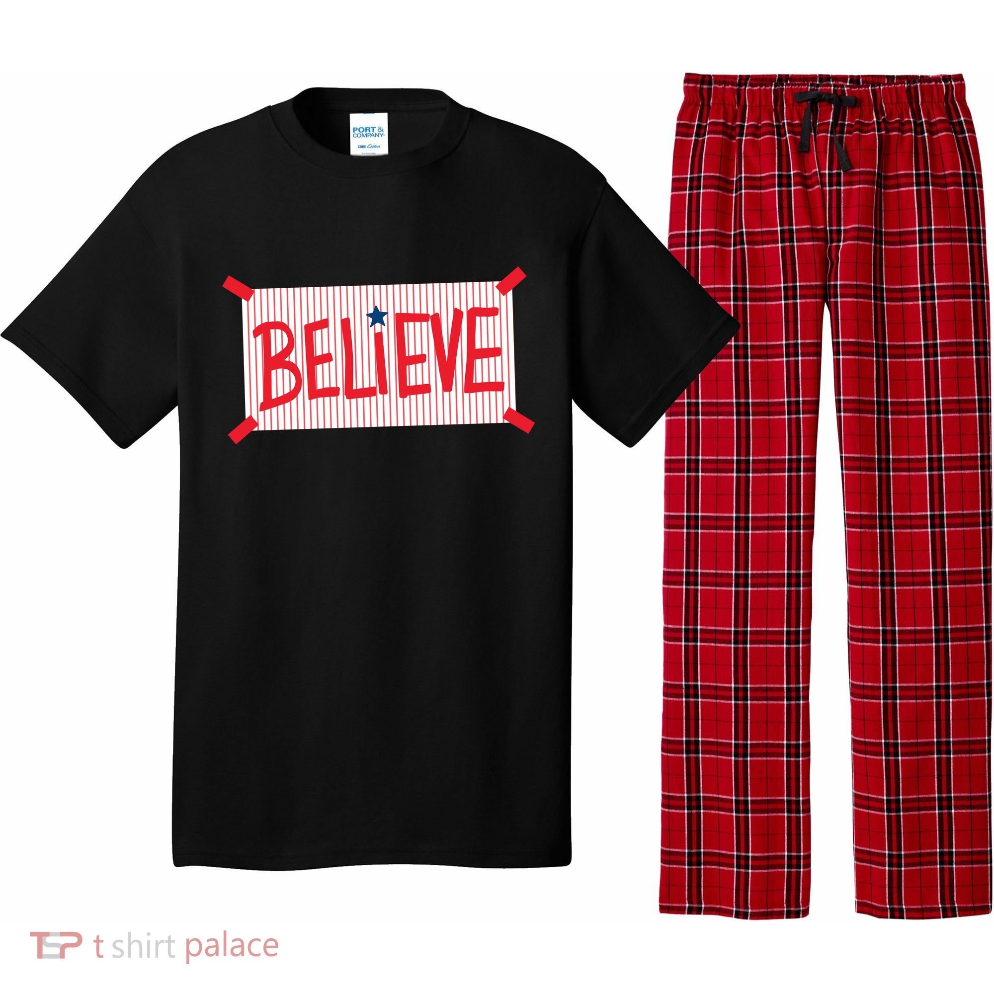 Philly Believe Philadelphia Baseball Pajama Set