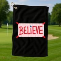 Philly Believe Philadelphia Baseball Golf Towel thumb 1
