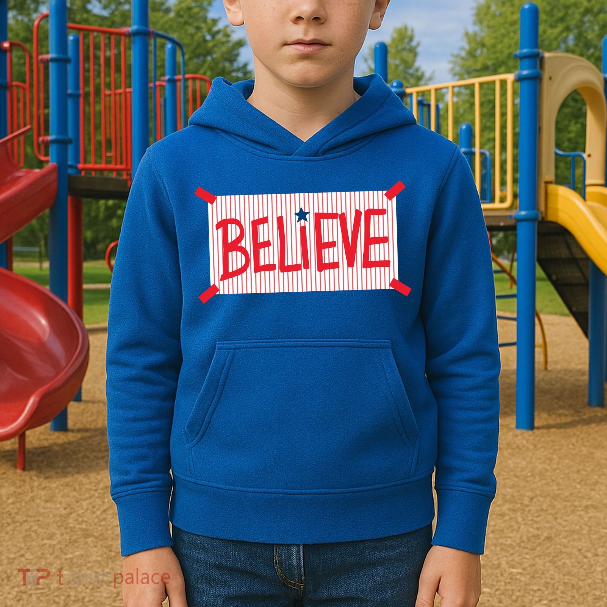 Philly Believe Philadelphia Baseball Kids Hoodie