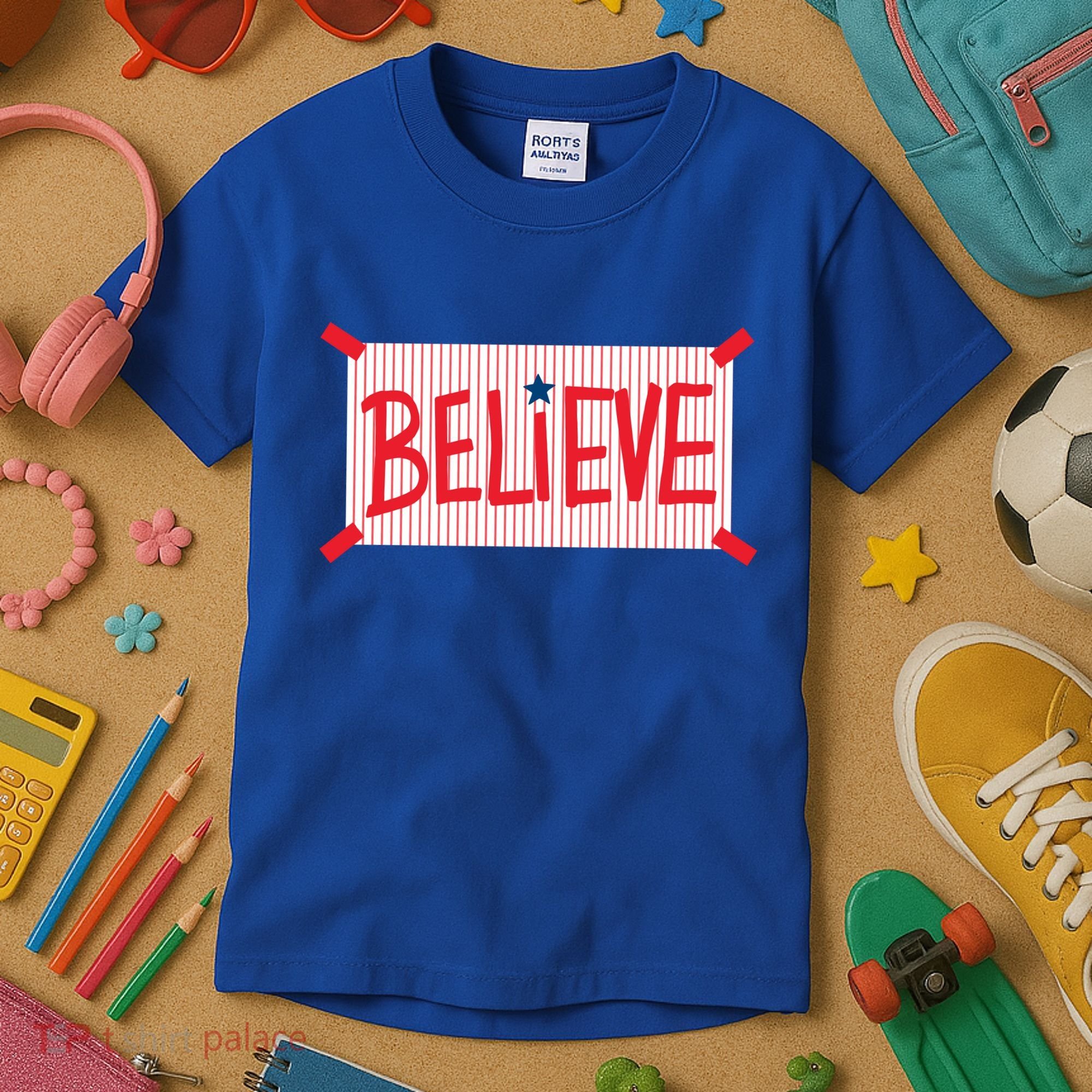 Philly Believe Philadelphia Baseball Kids T-Shirt