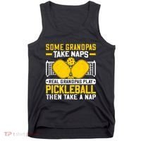 Pickle Ball Player Coach Grandpa For Paddleball Lover Fans Tank Top thumb 0