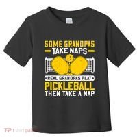 Pickle Ball Player Coach Grandpa For Paddleball Lover Fans Toddler T-Shirt thumb 0