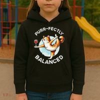 Purfectly Balanced Kids Hoodie thumb 3