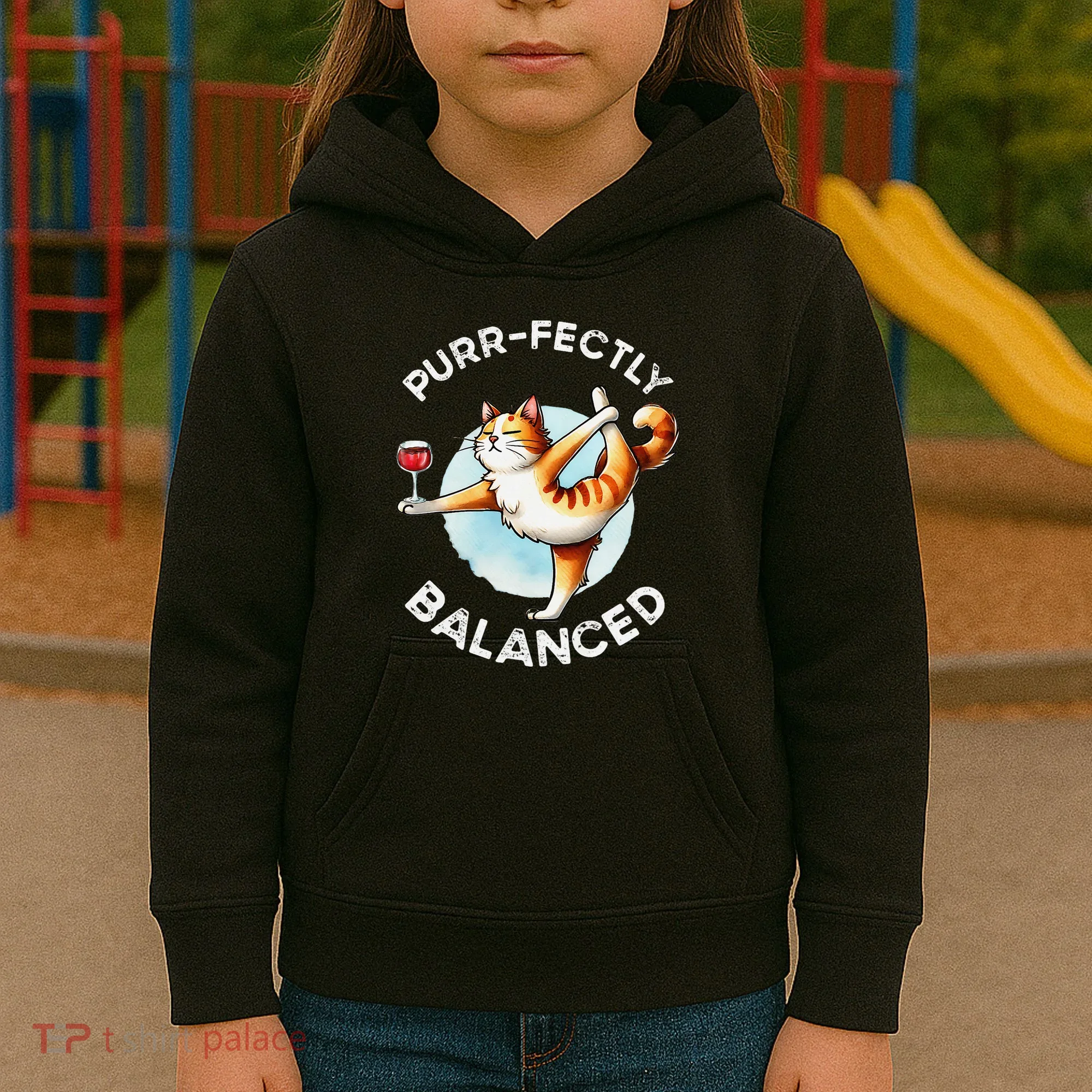 Purfectly Balanced Kids Hoodie