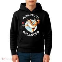 Purfectly Balanced Kids Hoodie thumb 4